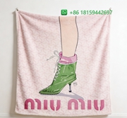 Miumiu Throw Blankets